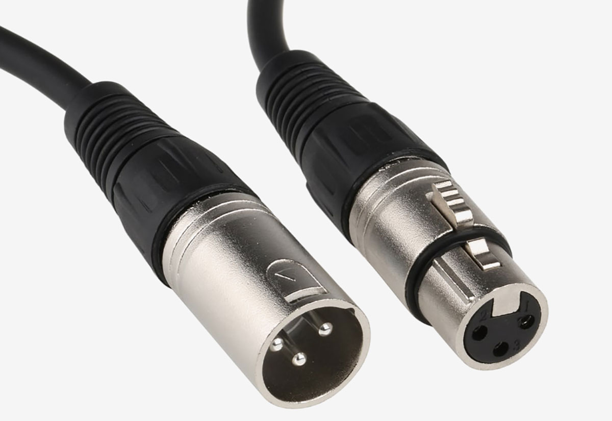 XLR:最常用的平衡插头 长距离依然保持高音质
