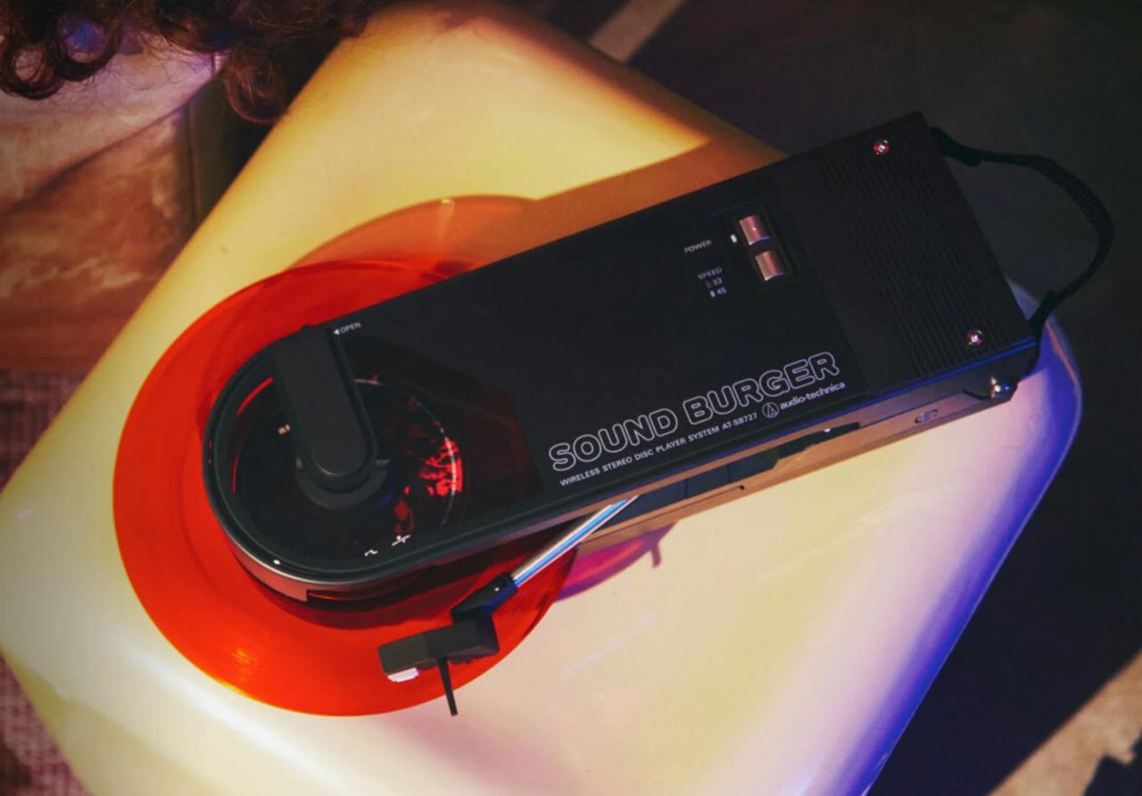 推荐 | “随身带走的黑胶体验” Audio-Technica Sound Burger-影音新生活