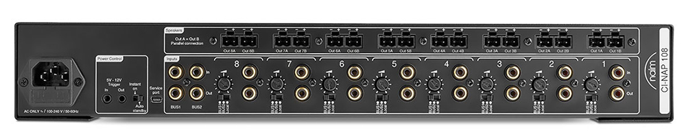 客制化安装的好帮手：Naim CI-NAP 108 8 声道后级扩大机