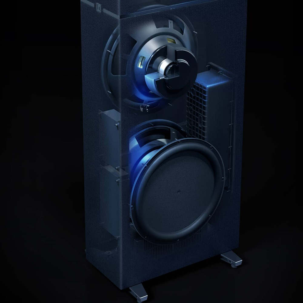三颗 12 吋低音加持：Definitive Technology DM80 落地音箱