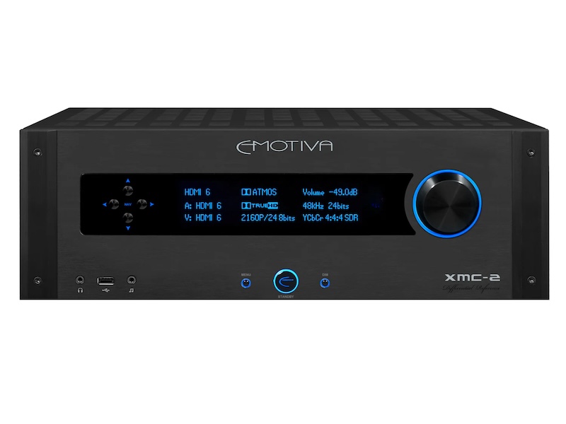 新品 | “内建 Dirac Live空间自动校正系统”Emotiva XMC-2 16 声道环绕处理器-影音新生活