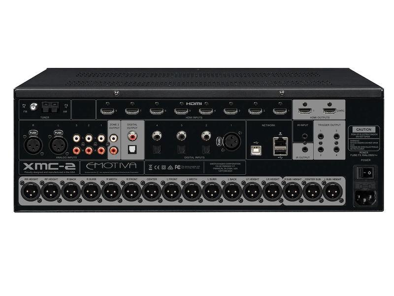 新品 | “内建 Dirac Live空间自动校正系统”Emotiva XMC-2 16 声道环绕处理器-影音新生活
