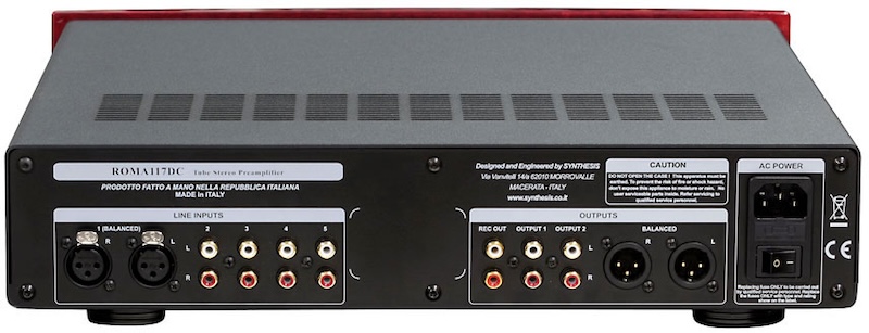 新品 | “输出级采用输出变压器”Synthesis Roma 117DC 真空管前级扩大机-影音新生活