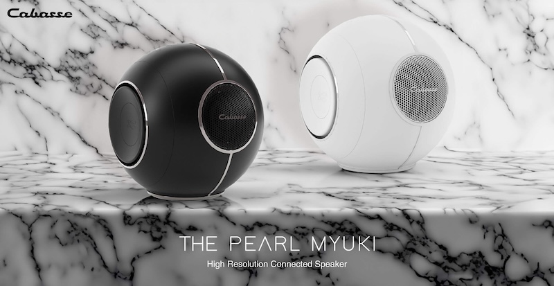 新品 | “强调音质的迷你行动音响系统”Cabasse The Peral Myuki球型音箱-影音新生活