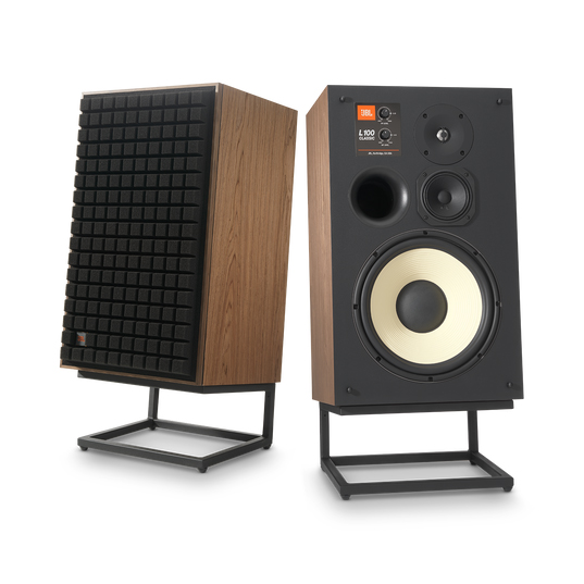 新品 | “Quadrex 泡棉面罩好复古”JBL L100 Classic MK2 书架音箱-影音新生活